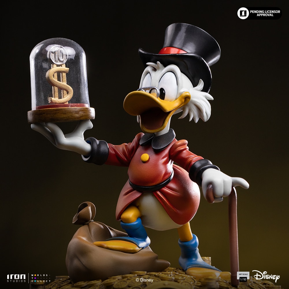Pre-Order Iron Studios Disney Uncle Scrooge McDuck Art Scale Statue